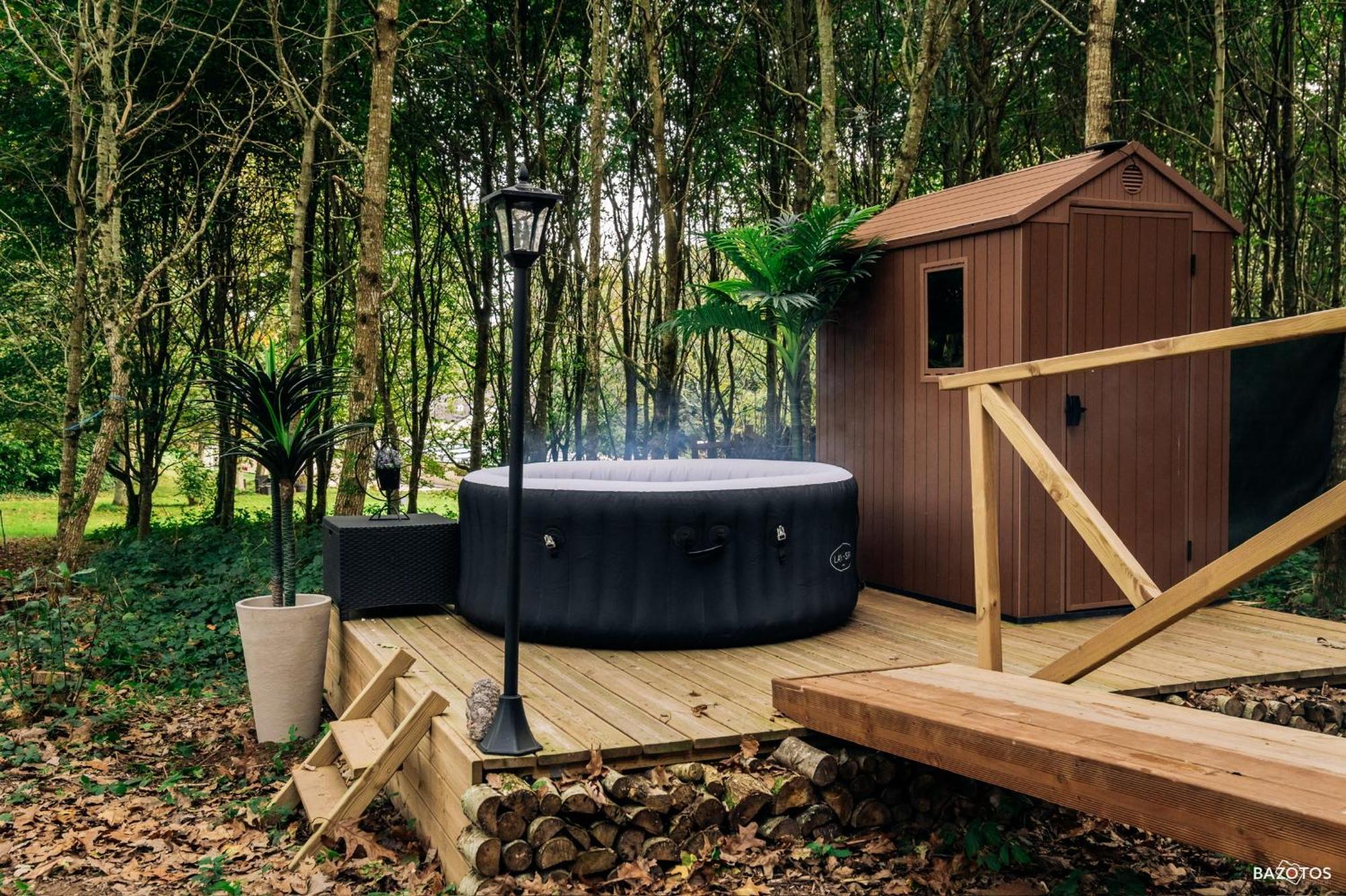 Cabane Insolite Avec Escape Game Saint-Évarzec Exterior foto